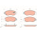 Juego de pastillas de freno GDB1424 TRW, Miniatura 2