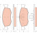 Juego de pastillas de freno GDB1588 TRW, Miniatura 2