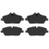 Juego de pastillas de freno GDB1611 TRW, Miniatura 5