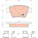 Juego de pastillas de freno GDB1678 TRW, Miniatura 2