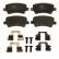 Juego de pastillas de freno GDB1685 TRW, Miniatura 3