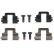 Juego de pastillas de freno GDB1685 TRW, Miniatura 8