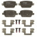 Juego de pastillas de freno GDB1708 TRW, Miniatura 3