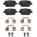Juego de pastillas de freno GDB1708 TRW, Miniatura 4