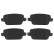 Juego de pastillas de freno GDB1708 TRW, Miniatura 5