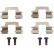 Juego de pastillas de freno GDB1708 TRW, Miniatura 8
