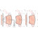 Juego de pastillas de freno GDB1721 TRW