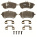 Juego de pastillas de freno GDB2056 TRW, Miniatura 2