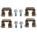 Juego de pastillas de freno GDB2088 TRW, Miniatura 8