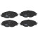 Juego de pastillas de freno GDB2143 TRW, Miniatura 4