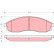 Juego de pastillas de freno GDB3107 TRW, Miniatura 2