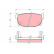 Juego de pastillas de freno GDB3143 TRW, Miniatura 2