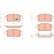 Juego de pastillas de freno GDB3317 TRW, Miniatura 2