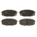 Juego de pastillas de freno GDB3342 TRW, Miniatura 3