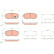 Juego de pastillas de freno GDB3371 TRW, Miniatura 2