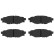 Juego de pastillas de freno GDB3373 TRW, Miniatura 5