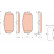 Juego de pastillas de freno GDB3402 TRW, Miniatura 2