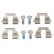 Juego de pastillas de freno GDB3408 TRW, Miniatura 7