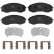 Juego de pastillas de freno GDB3448 TRW, Miniatura 4