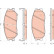 Juego de pastillas de freno GDB3465 TRW, Miniatura 2