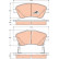 Juego de pastillas de freno GDB3481 TRW, Miniatura 2