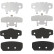 Juego de pastillas de freno GDB3617 TRW, Miniatura 7