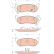 Juego de pastillas de freno GDB4139 TRW, Miniatura 2
