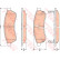 Juego de pastillas de freno GDB4172 TRW