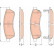 Juego de pastillas de freno GDB4172 TRW, Miniatura 2