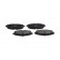 Juego de pastillas de freno KBP-1002 Kavo parts, Miniatura 4