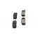 Juego de pastillas de freno KBP-1010 Kavo parts, Miniatura 5
