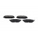 Juego de pastillas de freno KBP-1017 Kavo parts, Miniatura 2