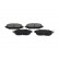 Juego de pastillas de freno KBP-1021 Kavo parts, Miniatura 2