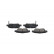 Juego de pastillas de freno KBP-2042 Kavo parts, Miniatura 4