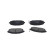 Juego de pastillas de freno KBP-3014 Kavo parts, Miniatura 4