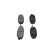 Juego de pastillas de freno KBP-3014 Kavo parts, Miniatura 5