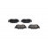 Juego de pastillas de freno KBP-3022 Kavo parts, Miniatura 4