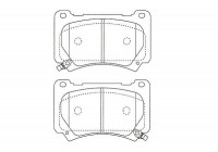 Juego de pastillas de freno KBP-3051 Kavo parts