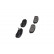 Juego de pastillas de freno KBP-4006 Kavo parts, Miniatura 3