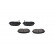 Juego de pastillas de freno KBP-4006 Kavo parts, Miniatura 4