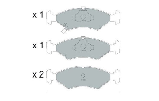Juego de pastillas de freno KBP-4026 Kavo parts, Imagen 2