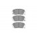 Juego de pastillas de freno KBP-4031 Kavo parts