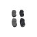 Juego de pastillas de freno KBP-4032 Kavo parts, Miniatura 4
