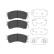Juego de pastillas de freno KBP-4503 Kavo parts