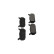 Juego de pastillas de freno KBP-4508 Kavo parts, Miniatura 5