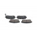 Juego de pastillas de freno KBP-4547 Kavo parts, Miniatura 4