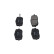 Juego de pastillas de freno KBP-4551 Kavo parts, Miniatura 5