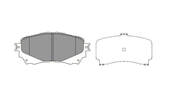 Juego de pastillas de freno KBP-4570 Kavo parts