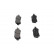 Juego de pastillas de freno KBP-4573 Kavo parts, Miniatura 5