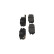 Juego de pastillas de freno KBP-5511 Kavo parts, Miniatura 5